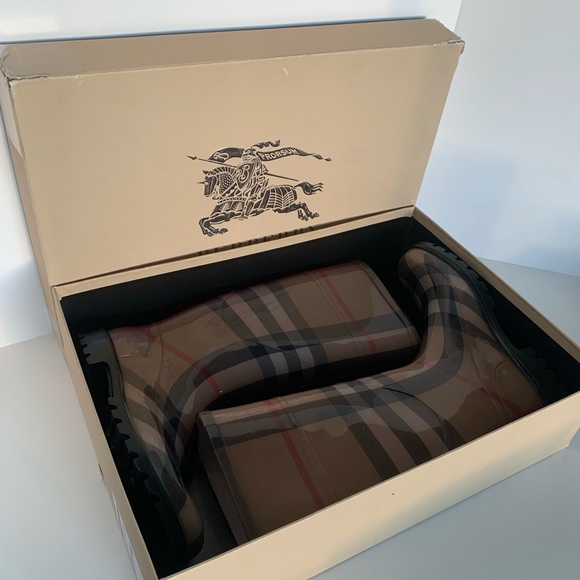 Burberry Preowned Rain boots 38 - Picture 2 of 7